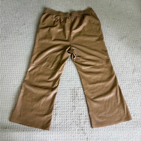 Good American Faux Leather Wide Leg Pull On Pants Size 3XL - Picture 8 of 11